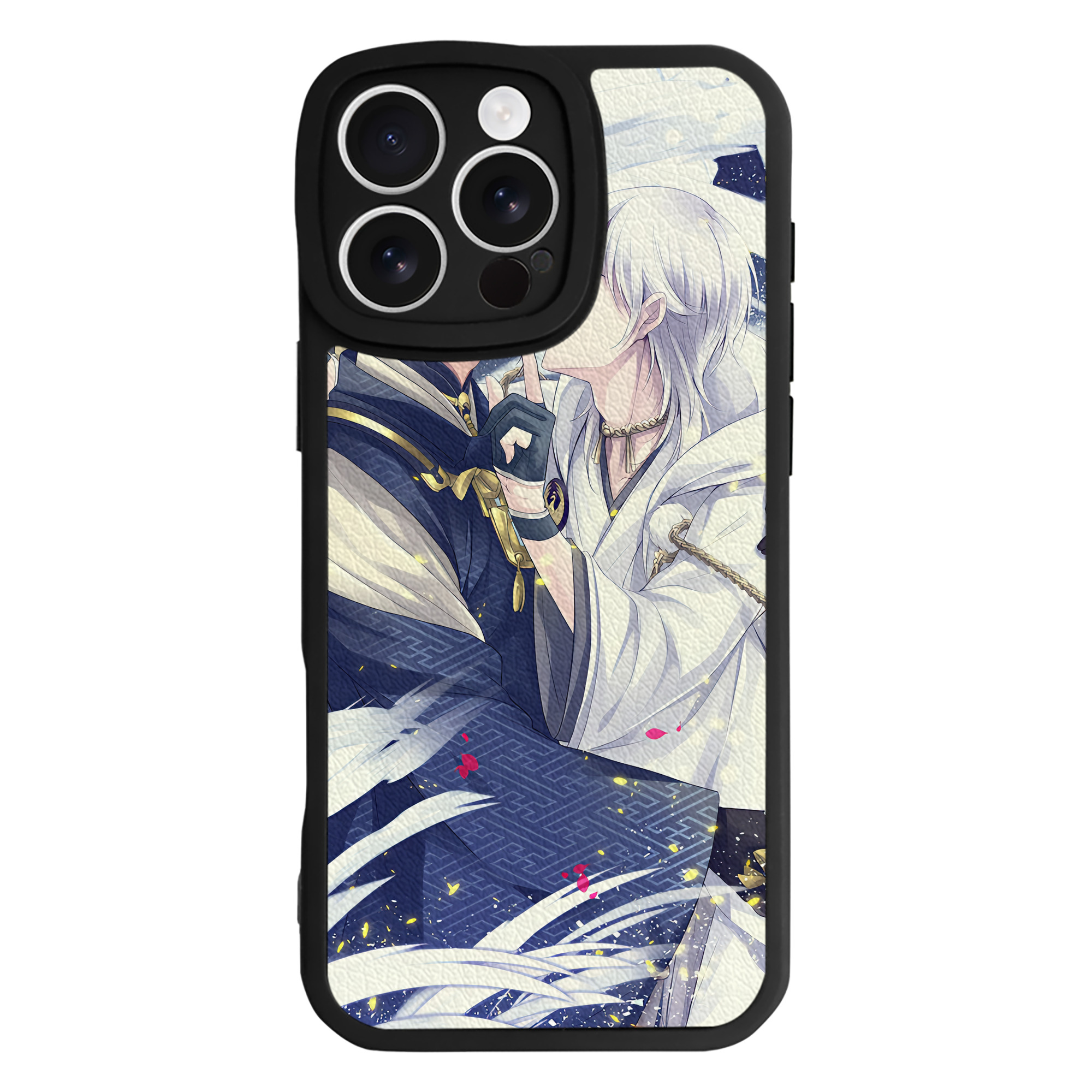（画像用） 刀剣乱舞 Touken Ranbu 【iPhone 16シリーズ対応】シリコンスマホケース（レザー調） 材質：シリコン